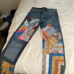 Patchwork jeans